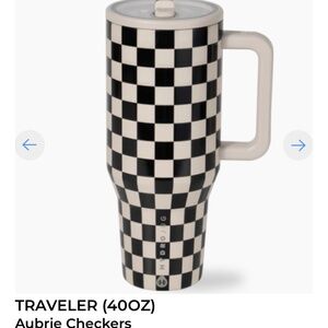Aubrie Checker Hydrojug Traveler Tumbler